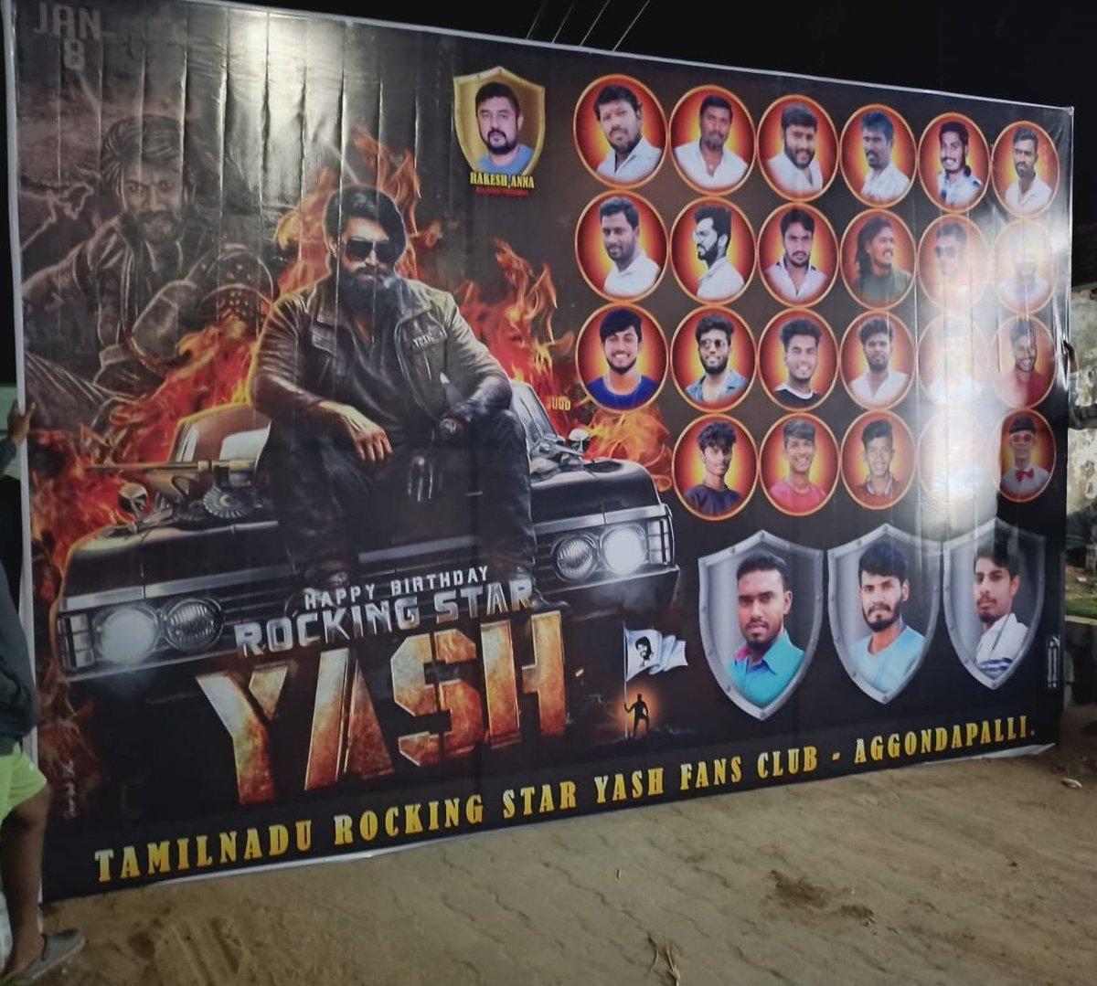 Tamil Nadu Boss Fans Banner 💥 #HBDRockingStarYash #ಹುಟ್ಟುಹಬ್ಬದ_ಶುಭಾಶಯಗಳು_ಯಶ್ #ToxicTheMovie #YashBOSS @TheNameIsYash