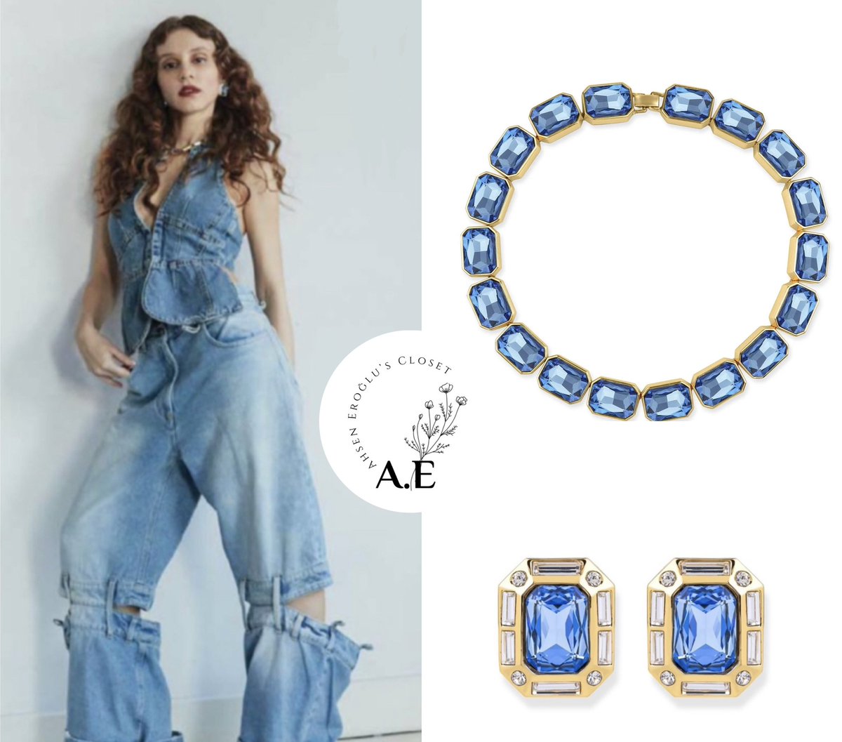 AhsenCloset's tweet photo. Ahsen X InStyle Magazine, January 2024 Issue 🩵
——
This absolutely gorgeous look is made up of Gimaguas’ Ring Top (€99) &amp; The Attico’s Sky Blue Long Pants (£840). The look is accessorized with Ninon’s Dream Blue Necklace ($750) &amp; Place Vendôme Blue Earrings ($200).
#ahseneroğlu https://t.co/HoCxxlEc7F