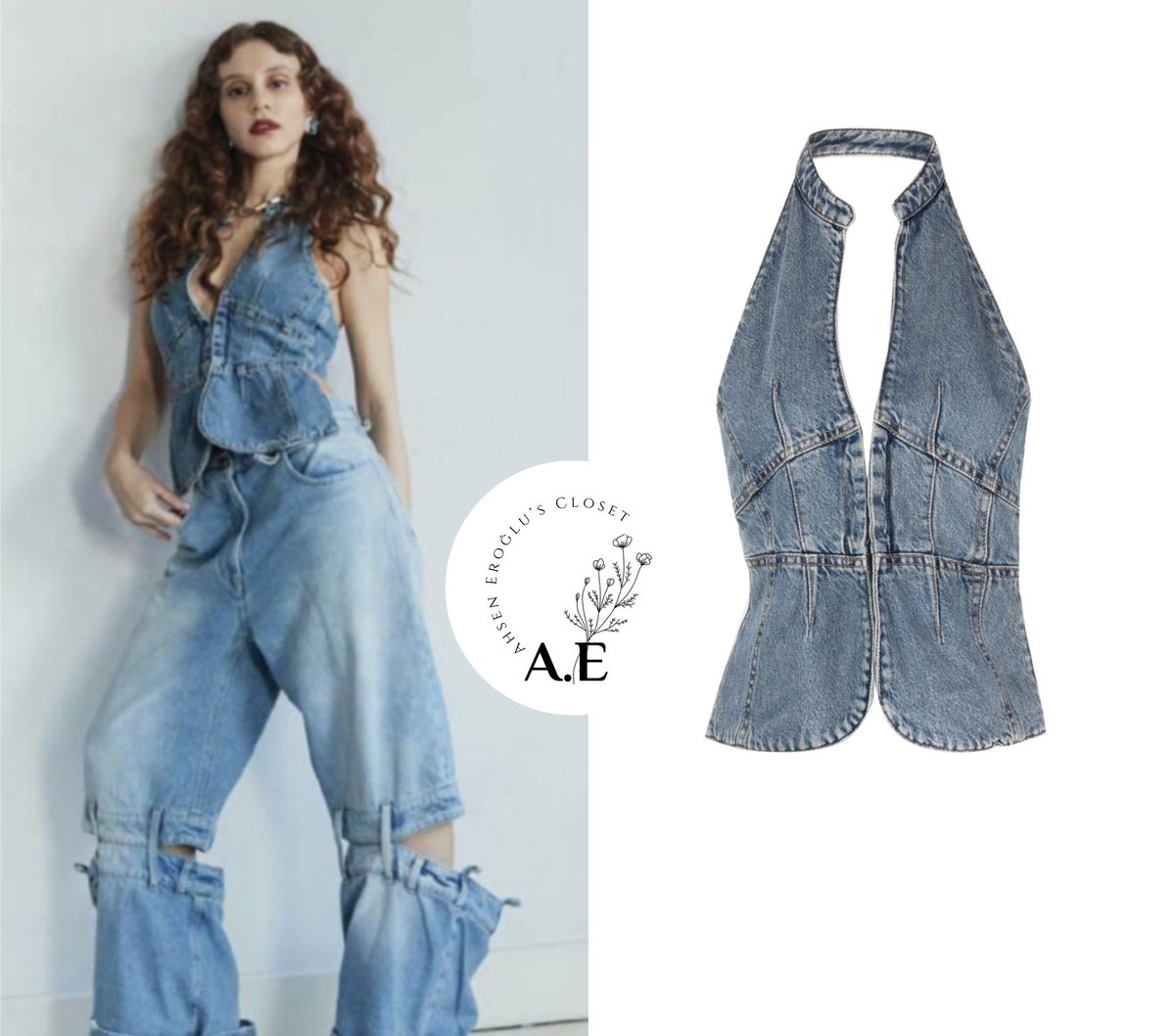 AhsenCloset's tweet photo. Ahsen X InStyle Magazine, January 2024 Issue 🩵
——
This absolutely gorgeous look is made up of Gimaguas’ Ring Top (€99) &amp; The Attico’s Sky Blue Long Pants (£840). The look is accessorized with Ninon’s Dream Blue Necklace ($750) &amp; Place Vendôme Blue Earrings ($200).
#ahseneroğlu https://t.co/HoCxxlEc7F