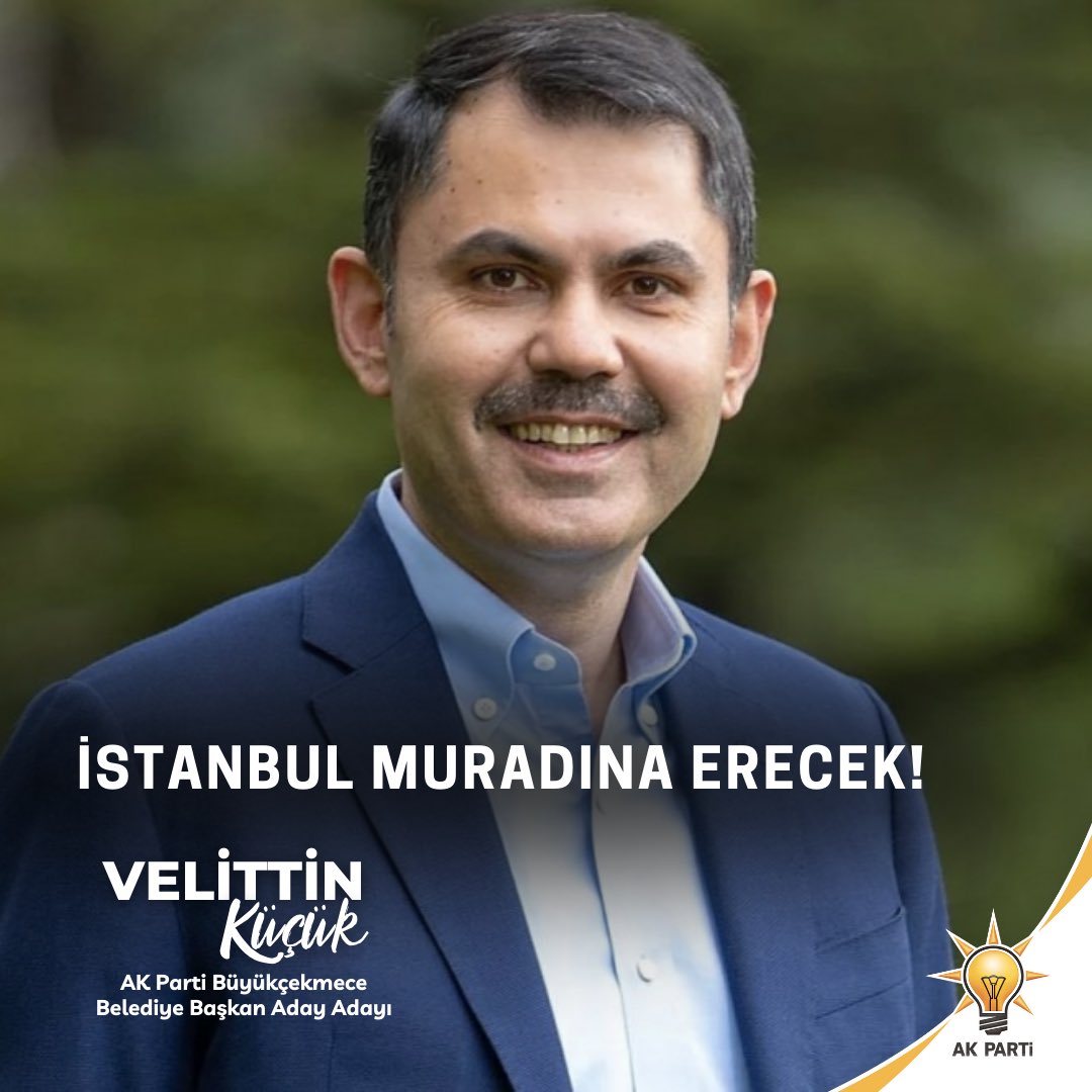 KVelittin's tweet photo. Cumhurbaşkanımız, Ak Parti Genel Başkanımız Sayın Recep Tayyip Erdoğan’ın tensipleriyle #türkiyeyüzyılı ‘nda aziz şehrimiz İstanbul’u yeniden gönül belediyeciliğine kavuşturacak olan Ak Parti İstanbul Büyükşehir Belediye Başkan Adayımız Murat Kurum’a başarılar diliyorum https://t.co/auP0gpCTI1