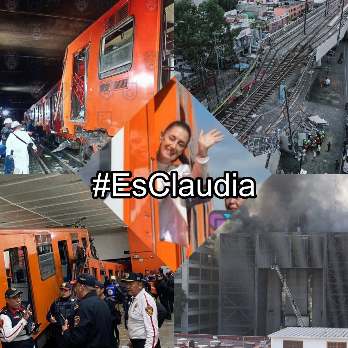 SoyLyn05's tweet photo. Claudia Sheinbaum se la vive presumiendo la “remodelación” de media Línea 1, pero que más puede presumir?

•Las más de 1,766 fallas HISTÓRICAS que tuvo el Metro CDMX de 2020 a a 2022.
•Que con la ayuda de la Guardia Nacional, de AMLO y de Ernestina Godoy, nunca pudo encontrar un saboteador.
•El choque de trenes en Tacubaya
•El Incendio en subestación de Puesto Central de Control
•El derrumbe de la Línea 12
•El choque de la Línea 3