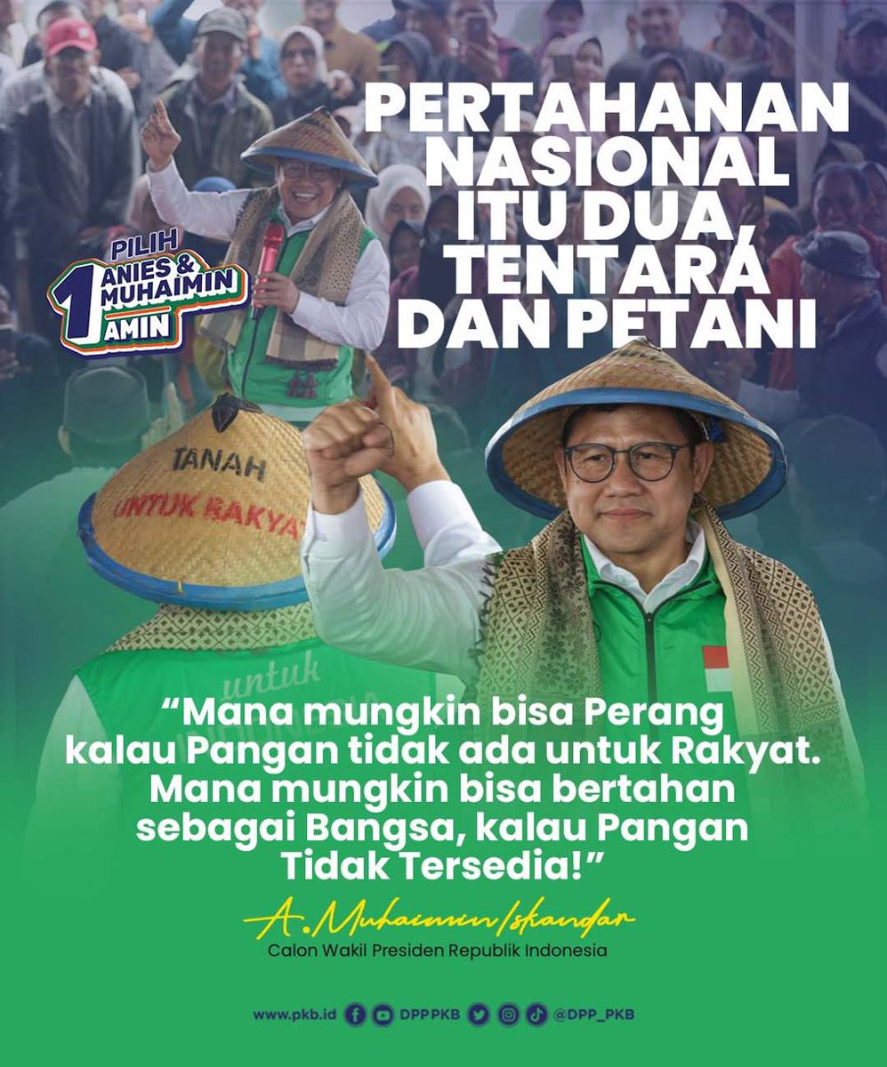 UMediacenter's tweet photo. Indonesia adalah macannya asia!
Bekerja dengan hati dan otak 🇲🇨💚🇲🇨

#AMINAjaDulu
#AniesUnggul
#PakaiOtakPakaiHati

@aniesbaswedan
@cakimiNOW https://t.co/2eWlSeEY7R