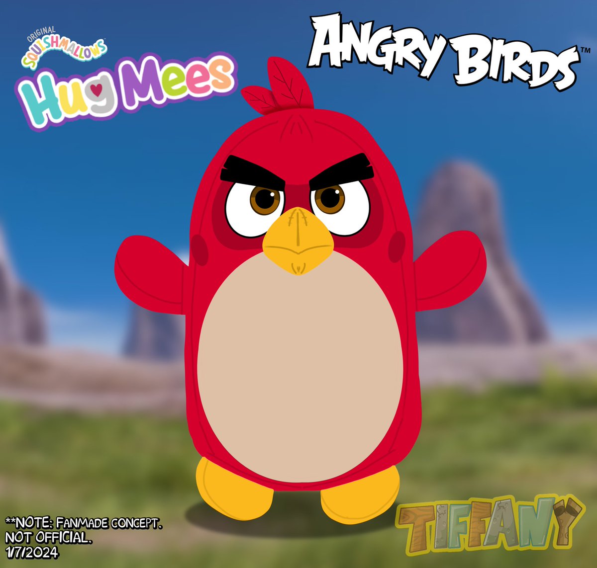 TiffanyArtist56's tweet photo. #AngryBirds movie Red #Squishmallow HugMees fan concept
#angrybirdsfanart #angrybirdsmovie #fanconcept #Squishmallows #HugMees #SquishmallowHugMees #squishmallowfanart #Squishmallowsconcepts #fanmadeSquishmallowsconcepts #fanart #procreate #digitalart #AngryBirdsFART #fanart https://t.co/OPLET54clF