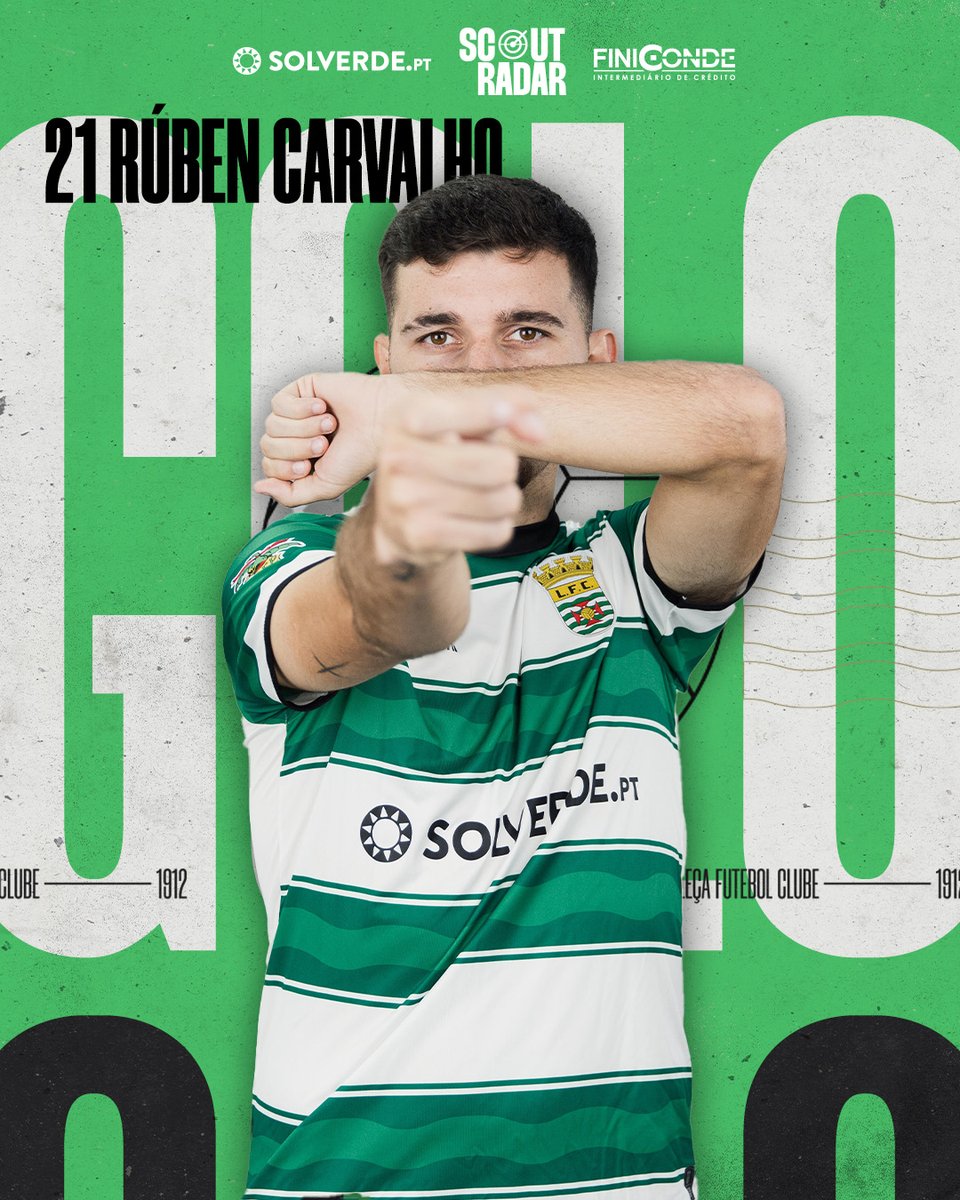 lecafcoficial's tweet photo. ⚽💥 GOOOOLO! GOAAAL! RÚBEN CARVALHO!
👉 É mais um do nosso cowboy! LEÇAAAAAA 💚🤍 (1-0).
#UmBradoDoNossoPeito #LeçaFutebolClube #FCALFC https://t.co/i898p3aDMK