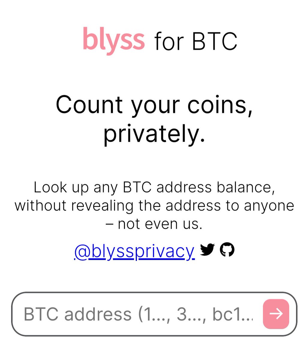 lightcoin's tweet photo. This still blows my mind: a website that can tell you the balance of an address without knowing which address you looked up 🤯

https://t.co/qyROBYpkLn https://t.co/Nv3EM2PsDR
