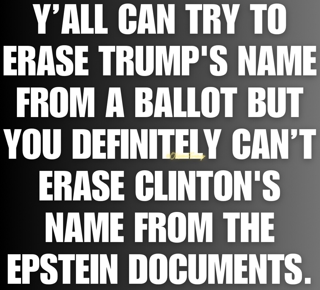 PamJamiso13's tweet photo. #hillaryrottenclinton #EpsteinList  #EpsteinIsland  #EpsteinClient #Trump2024TheOnlyChoice #TRUMP2024ToSaveAmerica https://t.co/etrdWcuB3z