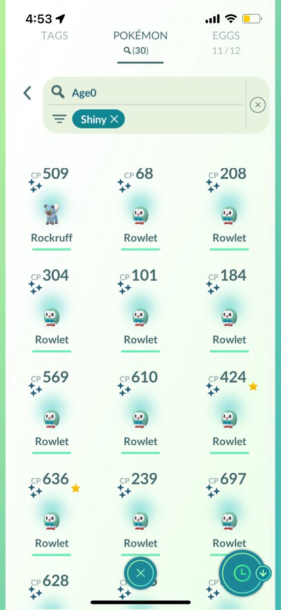 Community day was pretty solid lots of shiny but none with good iv #PokemonGO #communityday