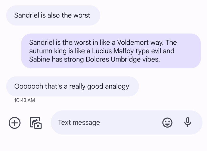 btown522's tweet photo. Me and a friend just started reading #CrescentCity and there are several baddies that are the worst in this book #HarryPotter https://t.co/td3sSPYIau