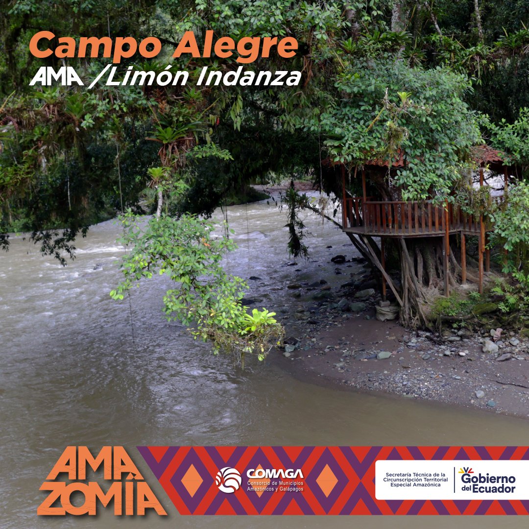 AMA LIMÓN INDANZA, cantón de la provincia de Morona Santiago, Sumérgete en la tranquilidad de Campo Alegre, Río Indanza. 🌿🚣‍♂️Un refugio recreacional con aguas serenas, senderos, y áreas ideales para acampar en familia. Descubre la pesca deportiva, natación y canotaje, o disfruta