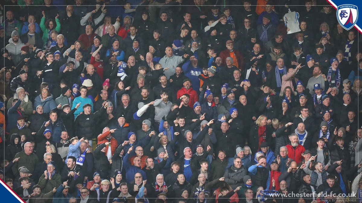 ChesterfieldFC's tweet photo. 😍 𝗢𝘂𝗿 𝟭𝟮𝘁𝗵 𝗺𝗮𝗻

#Spireites https://t.co/MutMuem6cv