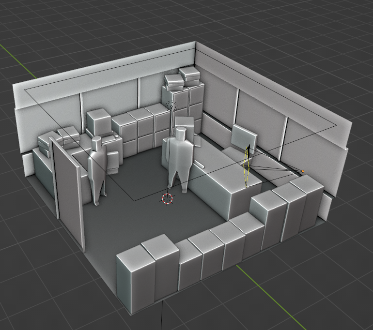 mjgoodwinart's tweet photo. Sometimes ya just gotta stage a 3D scene reference for a comic section where you need to draw a scene from several different angles...
-
#blender3D #3dmodeling #comics #justmakecomics #comics #comic #comicbook #comicart #art #artist #artwork #makingcomics #grayboxing #graybox https://t.co/jax1tU6WWW