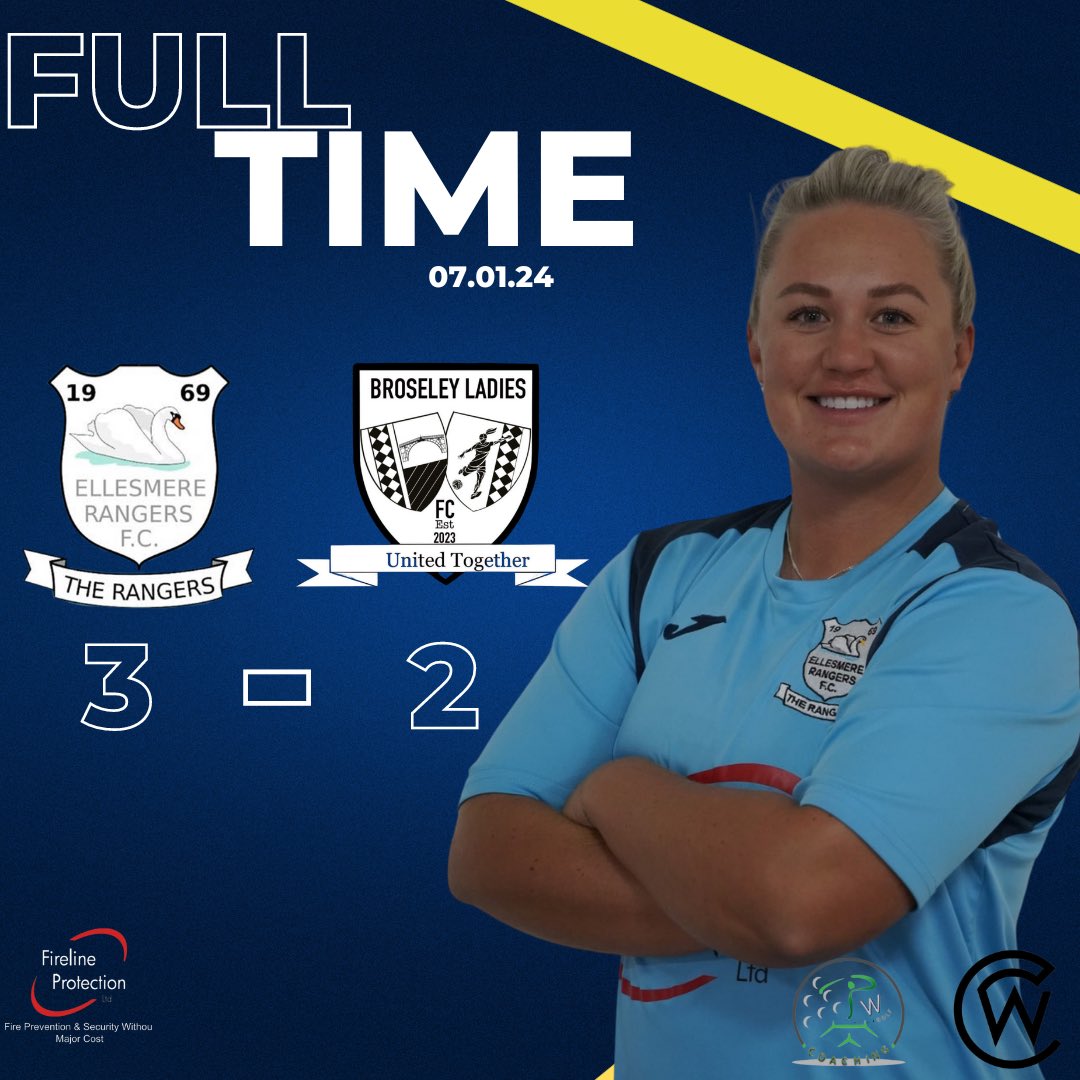 🔵FULL TIME🔵

The ladies enter the semi finals of the league cup after a 3-2 win over Broseley ladies. 
The ladies showed some fantastic football in what was a very competitive game. Very proud of the ladies after such a long break away!