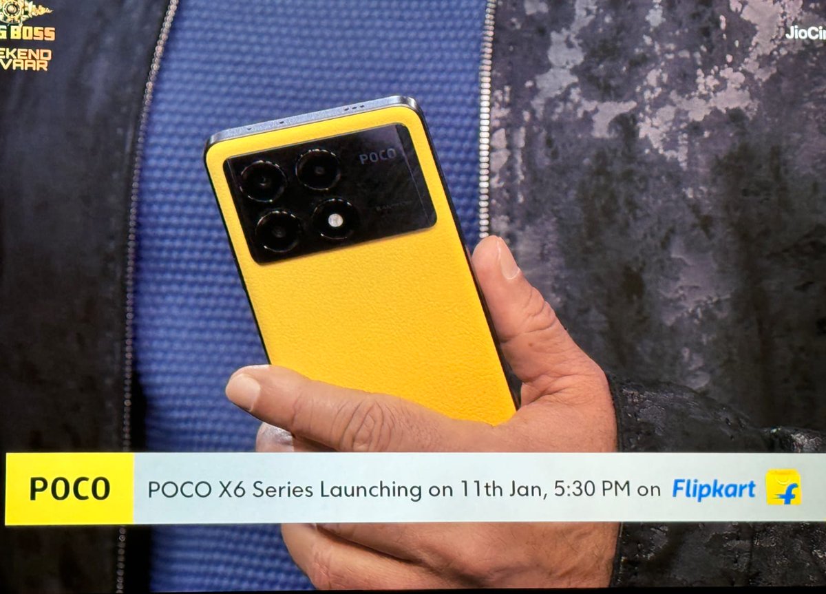 amisoumikbolchi's tweet photo. Wow.. Salman Khan with POCO X6 PRO.. TABU is the surprise... But Bigg Boss contestants will get the phone... I was surprised if I got the phone...๐
#POCOX6Series #POCO #Ultimate
#POCOIndia #POCO #MadeOfMad #Flipkart #TheUtimatePredator
@Himanshu_POCO @IndiaPOCO @Pathtoremember https://t.co/kvbaqjRgCL