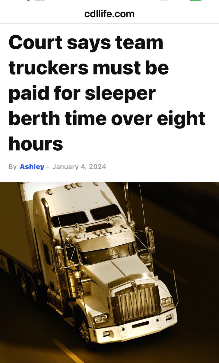 EdMapes1's tweet photo. This lawsuit with CRST is opening a big mess https://t.co/kOlReBMVYo