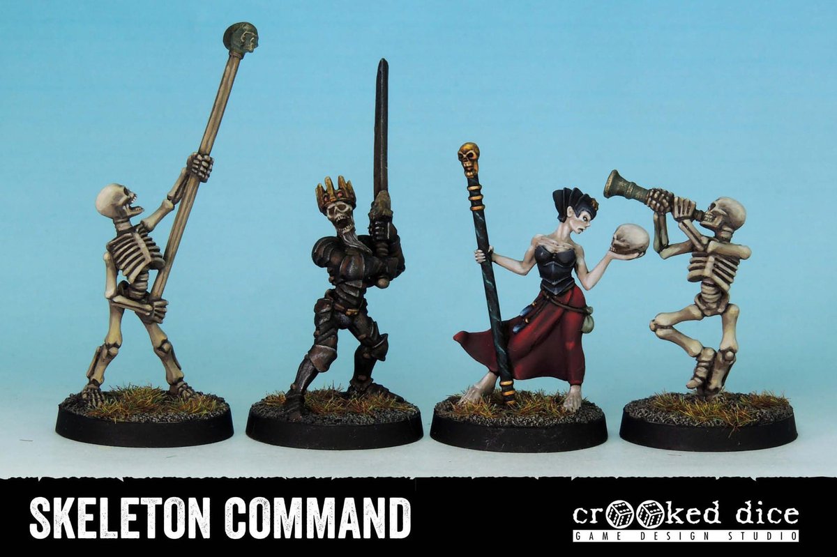 DiceCrooked's tweet photo. Check out the Crooked Dice Undead range - lots of bony old beggars, enough to make up a ravening horde!
https://t.co/yeuNs6QLY0
#crookeddice #tabletopminiatures #fantasy #dndminiatures #fantasyminiatures #undeadarmy #oldhammer #metalminiatures #skeletonarmy #skeletons https://t.co/PkeSJ258Px
