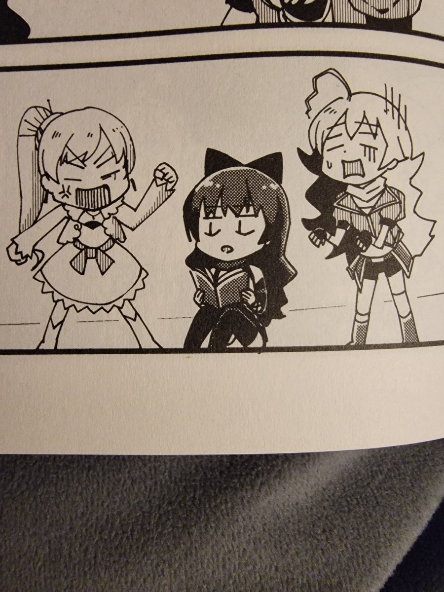 RukoRuby's tweet photo. RWBY the Anthology: Red Like Roses, honestly, it was pretty funny to read, got some funny pics from it too! I still have 3 more of the manga to read so I'm pretty hyped to see what's next! 🤣🥰🌹
#RWBYtheAnthology #RedLikeRoses #RWBYmanga #RWBY https://t.co/Ri6t75s9Ms