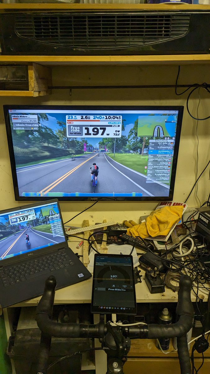 One for the #cleanfreaks out there! 🤣 #zwift #setupsaturday