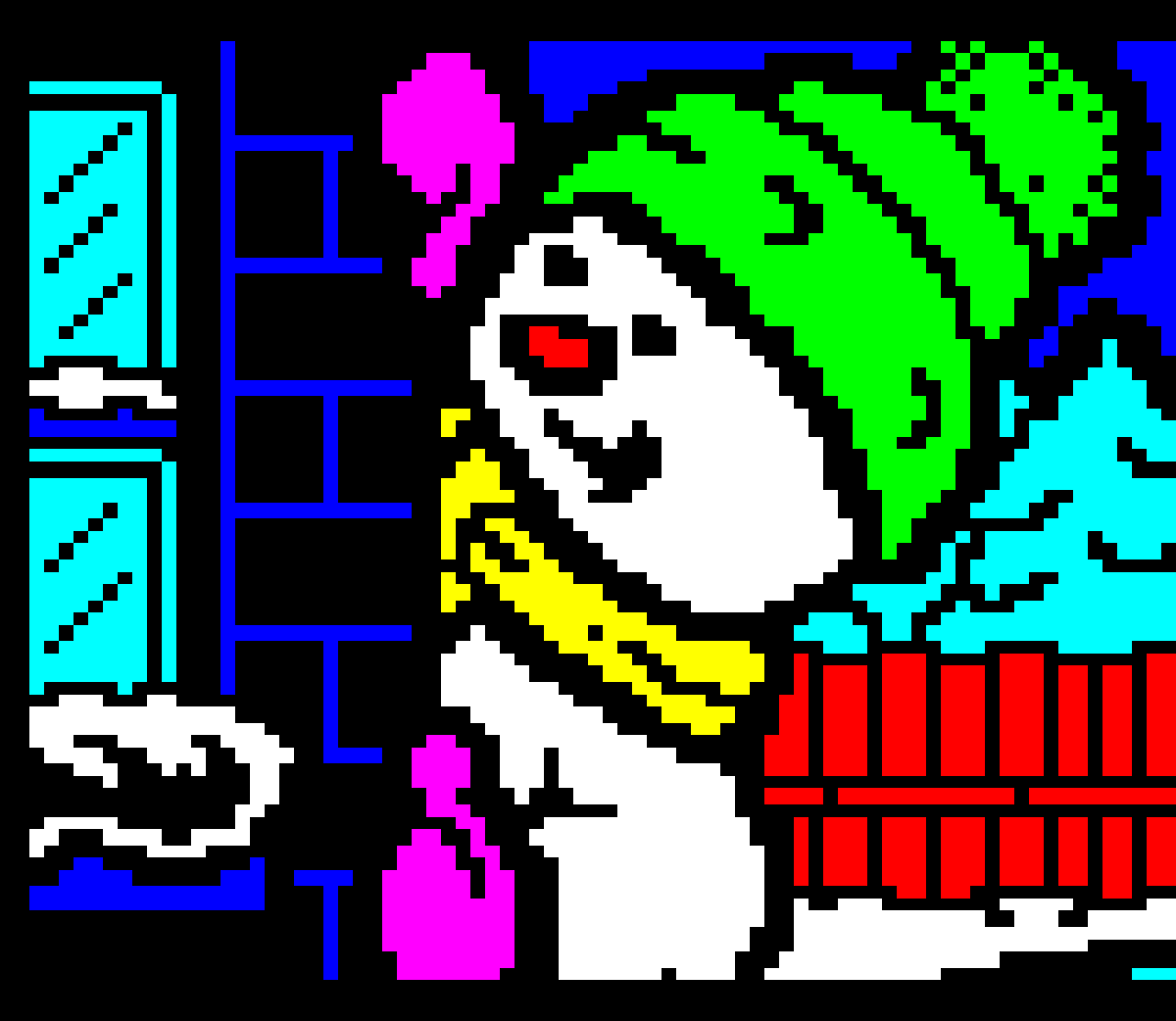 illarterate's tweet photo. Every door on the #Teletext Advent Calendar has now been opened, but you can still see all the art on Yle for a limited time only! ๐๐๐
https://t.co/zzzUOR9tFZ
#pixelart #happynewyear #ceefax #videotext #viewdata #prestel
Art: @Horsenburger @wimpie3 @SimplySarahUK @UzupisMUC https://t.co/RhVcBsFt0Z