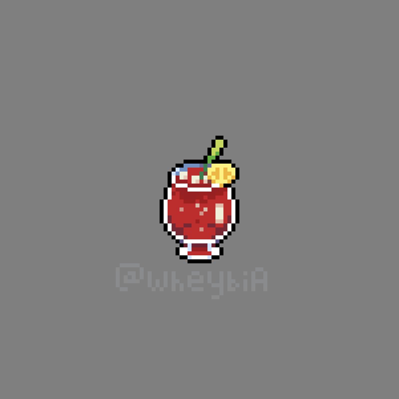 WheybiA's tweet photo. Tinto de Verano ☀️🍷

#pixelart #ドット絵 https://t.co/aVJal8TdKD