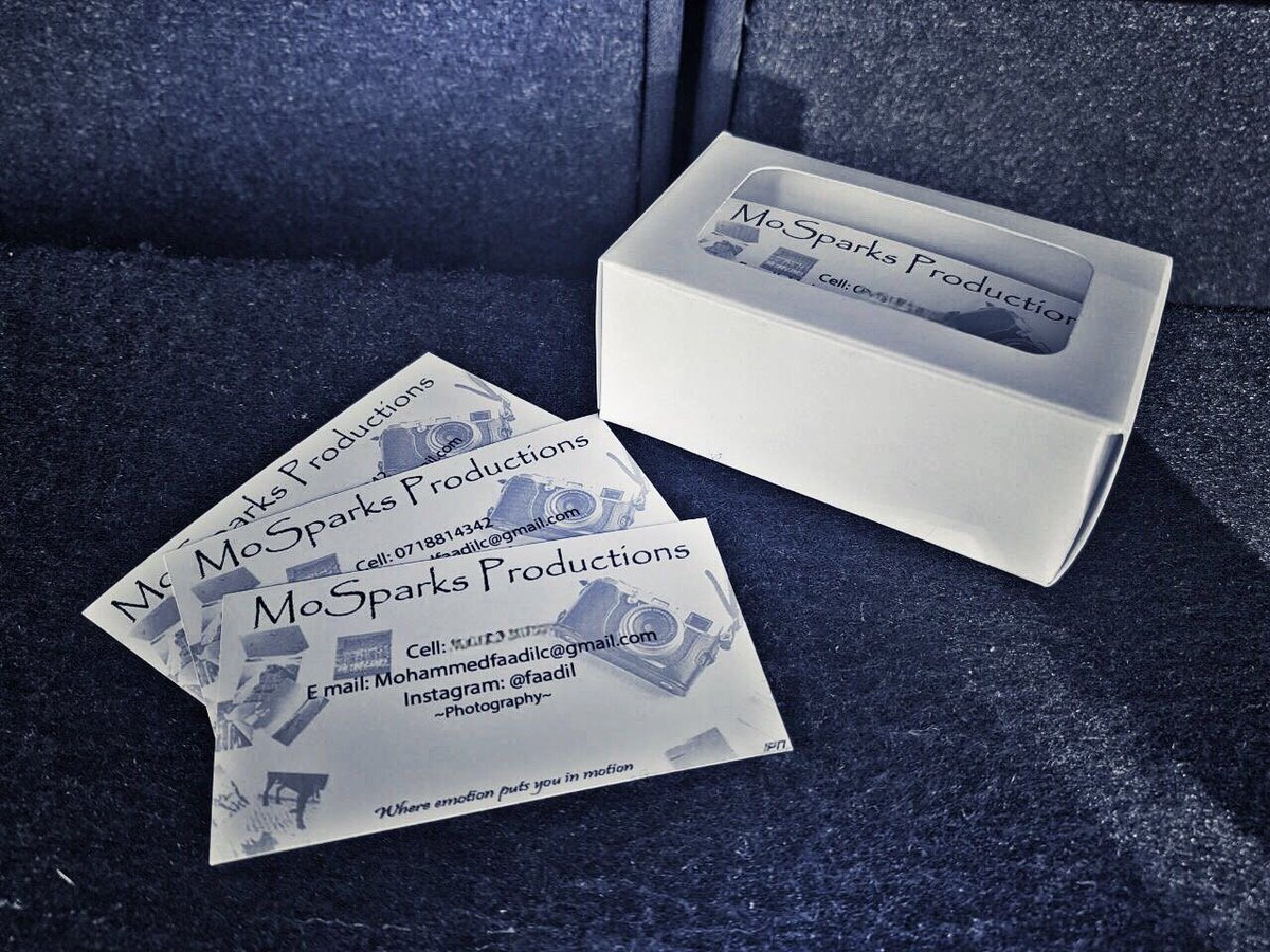 MosparksPro's tweet photo. As we look to kick off the new year...We are reflecting on the first ever Mosparks Productions business cards that were printed. Thank you to all of you for your continued contributions to making Mosparks Productions what it is today. https://t.co/VRK2NPjgqE