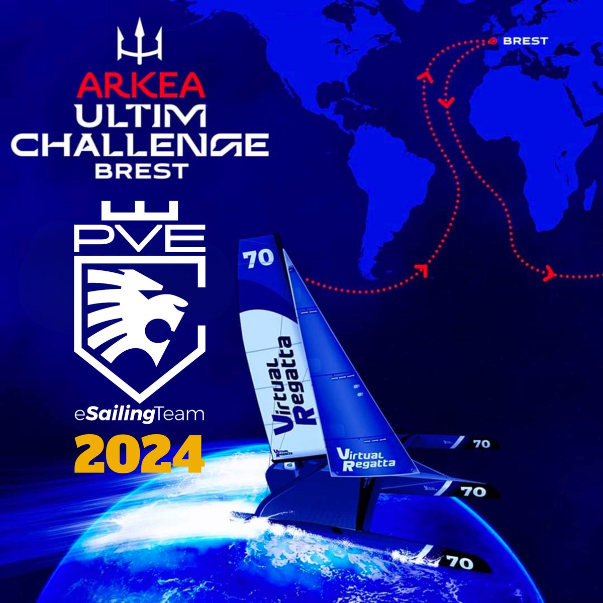 L'année commence fort ! 🌟
Nos 48 skippers de la <a href="/Team_Pve/">Team PVe / D-ICE</a> sont fin prêts pour l'aventure <a href="/ARKEAULTIMCHALL/">ARKEA ULTIM CHALLENGE - Brest</a>
Entre l'option Ouest et Sud, les dés sont déjà jetés. Rendez-vous à l'équateur. Bonne chance à tous !
#PVeTeamSpirit <a href="/VirtualRegatta/">Virtual Regatta</a> <a href="/CLASSEULTIM/">CLASSE ULTIM</a>
