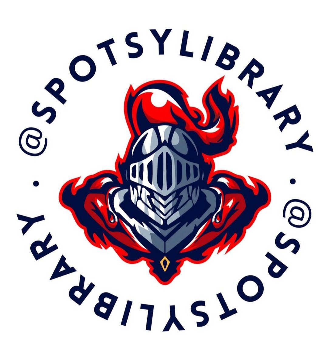 SpotsyLibrary's tweet image. We&apos;ve got some new stickers!! First 10 students who stop by the library and say &quot;I love my library&quot; gets one for free! 💗📚💗
