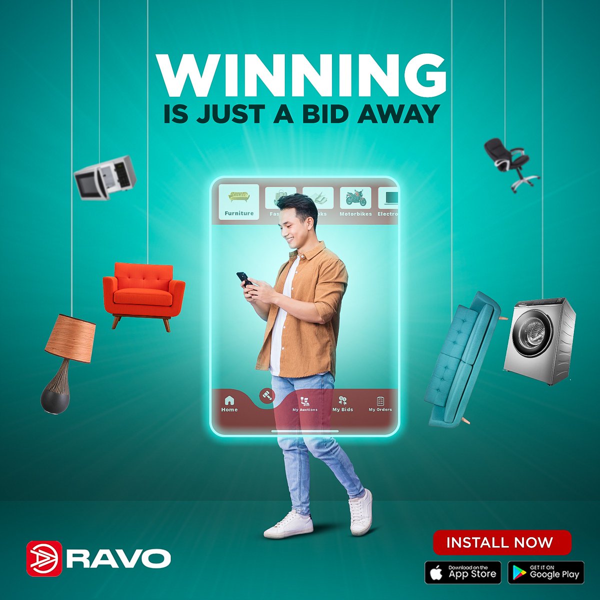 ravo_app's tweet photo. Get Ready for RAVO Auctions!

Every bid brings you closer to incredible finds. Download the app today and start your winning streak.

App Store: https://t.co/DICPflpepH 
Play Store: https://t.co/C3LV1cX8pO

#hotauctions #auctiontime #preownedmarketplace #buypreowneditems #ravo https://t.co/PUtkmoqigZ