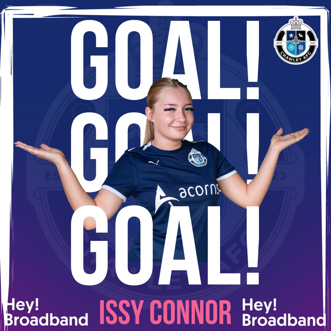 tbfc_women's tweet photo. GOOOOOAAAALLLLLLLLLLLLLLLLLLLL!!!!!!!!!

ISSY CONNOR WITH AN OUTRAGEOUS STRIKE 🔥🔥🔥

119’ | @HeyBroadband
Actonians Res 🔵 1-2 Crawley AFC 🟡
#Crawleyafc #Crawley #cafc https://t.co/DDsA7CQYZs