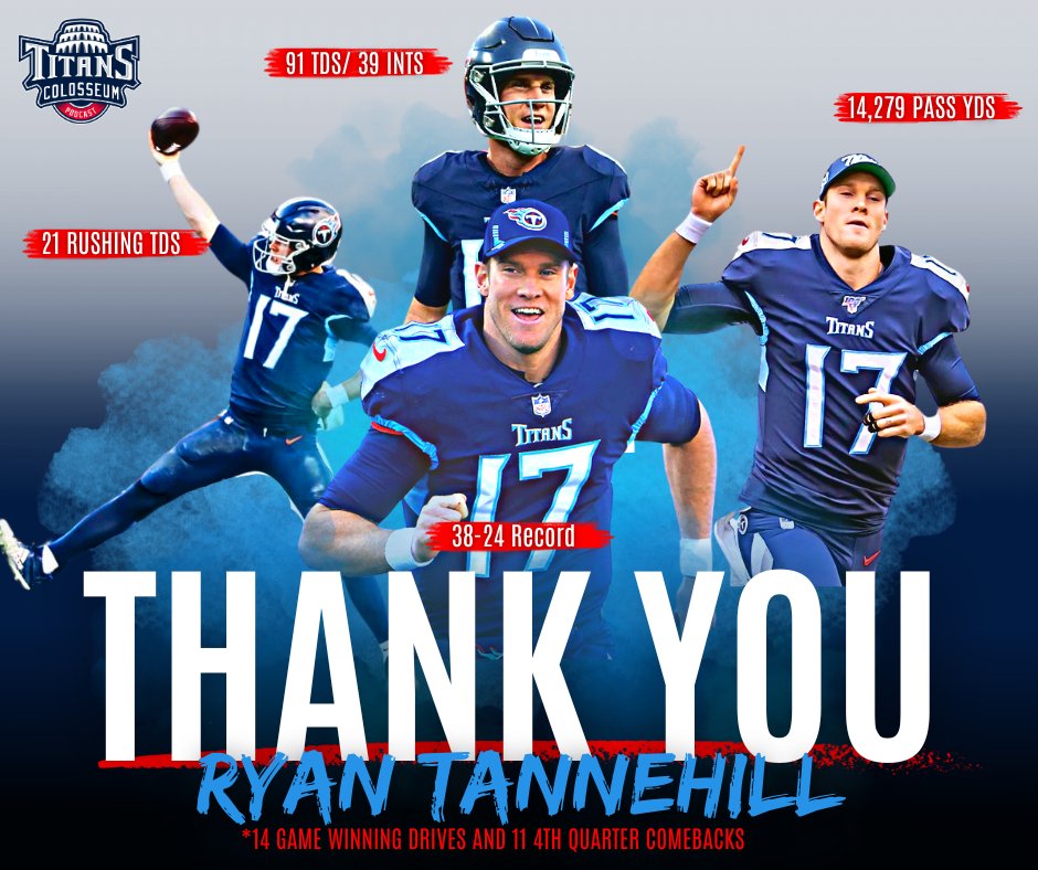 TitansCPodcast's tweet photo. Despite your feelings on Tannehill you have to thank him for everything he has done for this team. We was in a dark place and he helped bring us out. Tannehill we thank you and wish you the best of luck in your future. Lets go out and ruin these jags chances at the playoffs one last time before you leave. 🙏🙏🙏