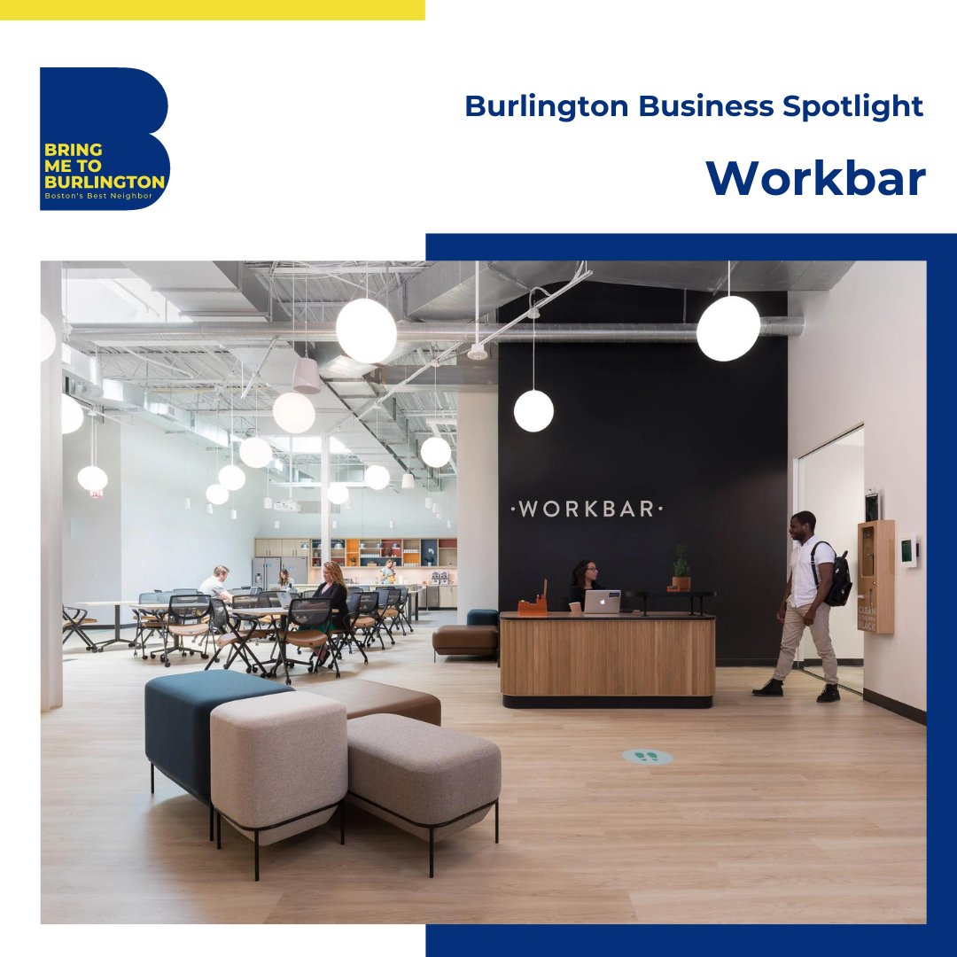 Burlington_EDO's tweet photo. This Boston area business considers itself the ultimate workspace solution. From private offices to coworking and TeamShare spaces, Workbar offers the community you need, with a location right here!

#workbar #BringMetoBurlington #BurlingtonMA #GreaterBoston #middlesexcountyma https://t.co/r7d6XINCYO