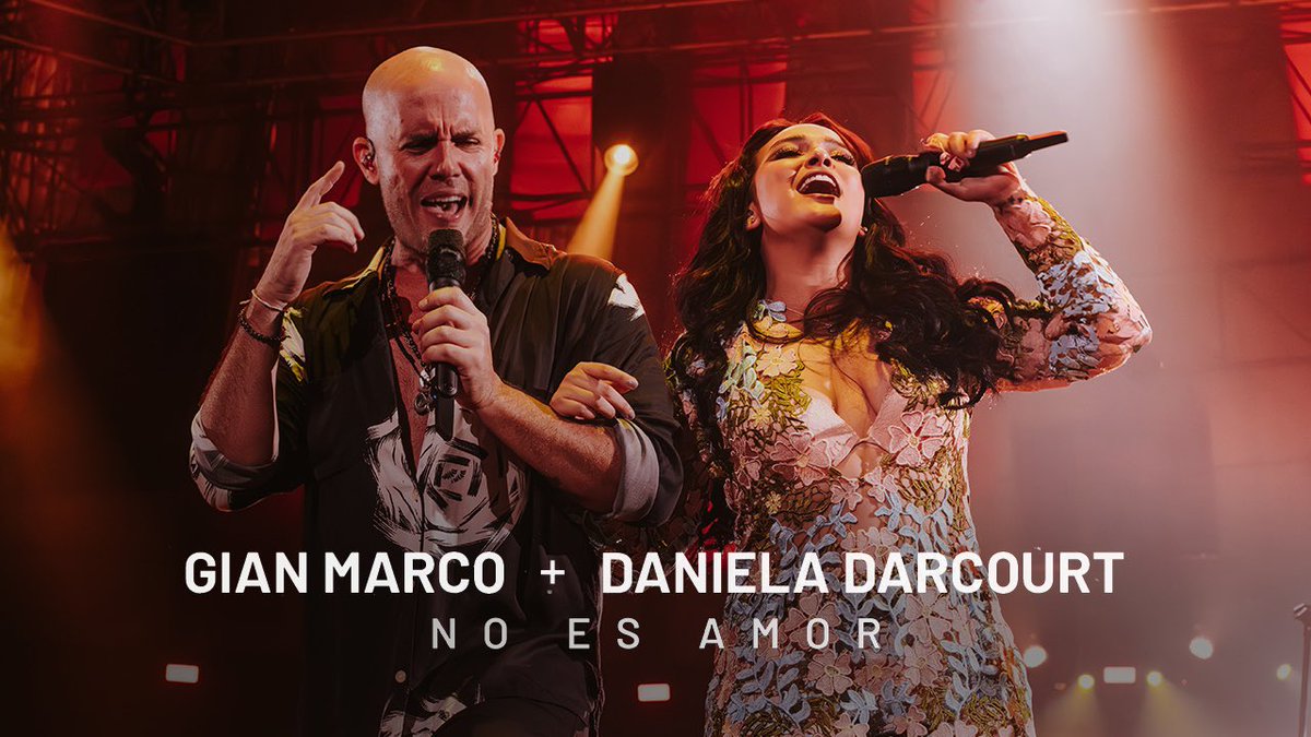 Hoy 7 pm Pe/Col Estrenamos video “No es Amor” con @DanielaDarcourt aquí 👇🏼 youtube.com/watch?v=9rTebp…