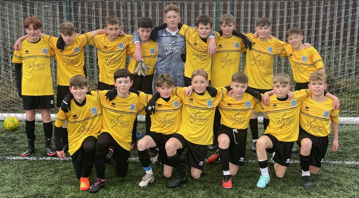 A huge thank you to the <a href="/TheWiredLobby/">The Wired Lobby</a> for sponsoring the new away kit for our u13 boys blue. 
The boys wore it today for the first time in there fixture away to South Shields.
