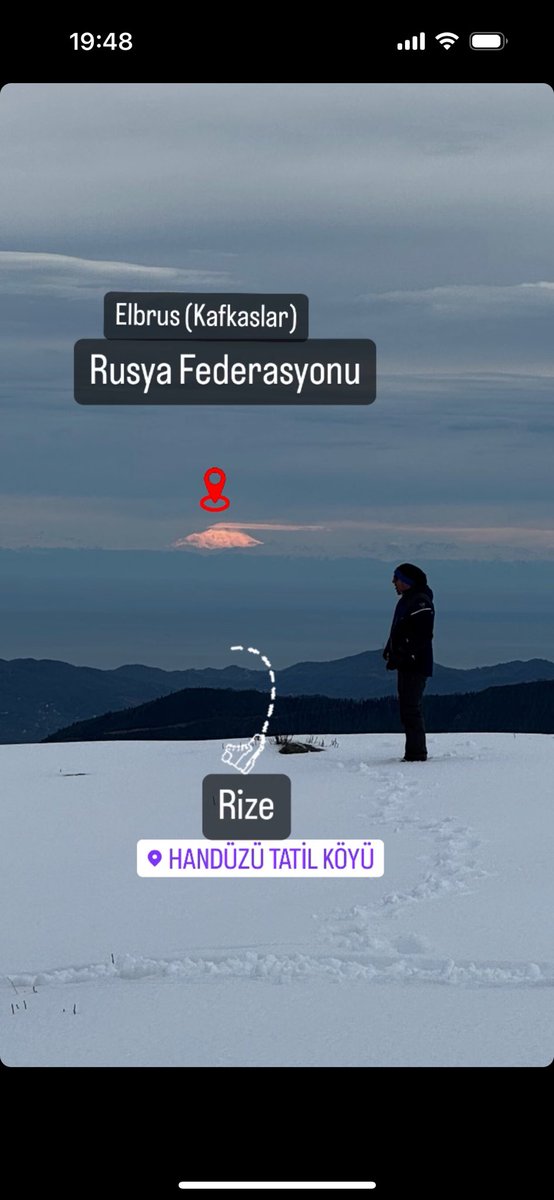 Bugünden Rize’nin Güneysu ilçesi Handüzü yaylasından denizin karşısı