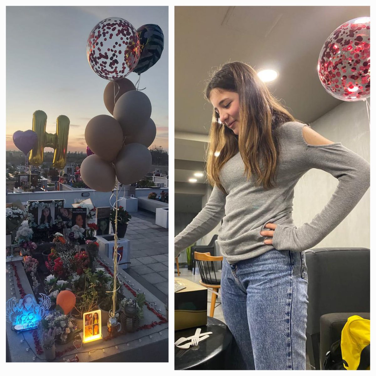 hayalin_annesii's tweet photo. 14 yaş doğum gününde 1 ay dayandı bu balon. 5 şubat günü attım,gece gidişinin haberi geldi. Bu doğum gününde yine aynı balonu aldım kızım sana.Belki, seni bana getirir diye...Elinde balonunla mutlu gözlerle bana bakışının yerini,kabrinde o balona bakışım aldı.
#isiasortakdavamız https://t.co/ayL00ylRbF