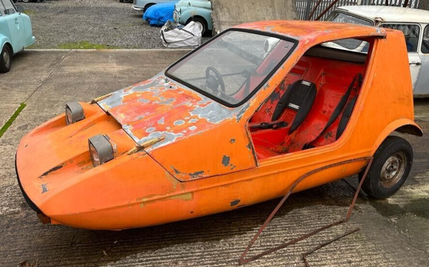 BarnFindsUK's tweet photo. Ad:  1971 Bond Bug
On eBay here -->> https://t.co/vaIOcfcHGk

 #BondBug #ClassicCar #CarForSale #CollectorCar #RetroCar https://t.co/xdW5KTnxRs
