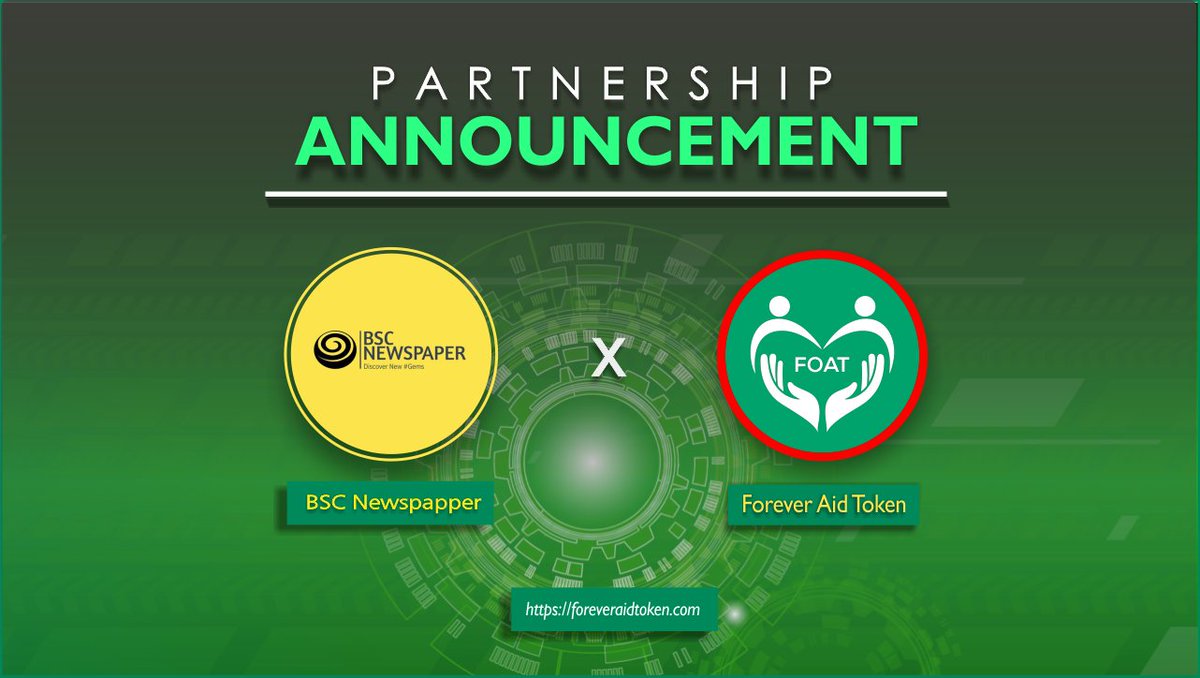 BSC_Newspaper's tweet photo. @BSC_Newspaper X @Foreveraidtoken 💪
$FOAT is a blockchain-based initiative by Forever Aid Foundation aiming to revolutionize philanthropy. It promises to untangle traditional inefficiencies, offering transparency and direct impact by utilizing smart contracts.
#FOAT #Binance https://t.co/aO0BRUCAkX