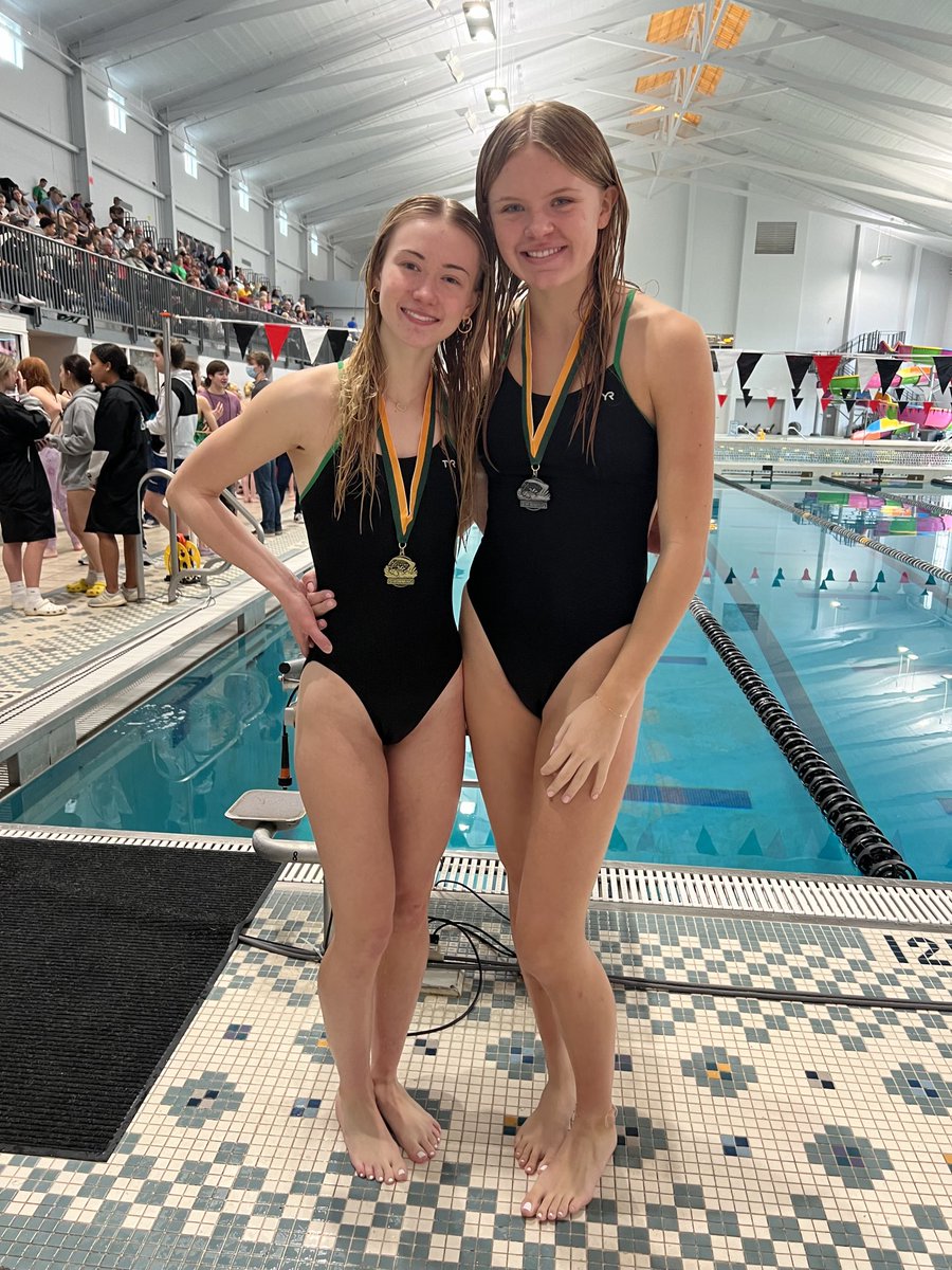 FZN_Swimming's tweet photo. Congratulations to Marysa Allen on her first place finish in the 1 meter dive competition and Savannah Maier on her second place finish, earning Silver at the 2024 FZN Swim and Dive Invitational. What a great start for the Swim and DiveCats! #AwesomeWork https://t.co/0sB3NBdvej