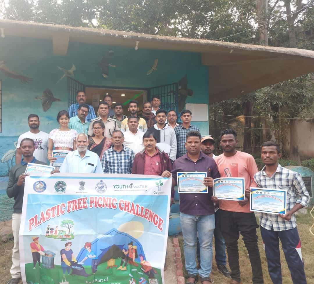 Plasticfreepicnicchallenge session 2 at Debrigarh wildlife Sanctuary.