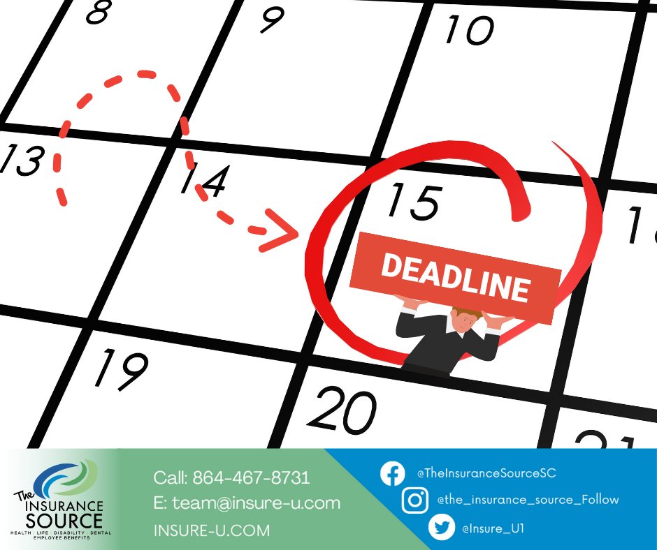 As we step into a new year, don't overlook the importance of securing your healthcare coverage through ACA Open Enrollment. January 15 deadline is approaching fast.

INSURE-U 
#WeMakeHealthInsuranceEasier 

Get Quote Online: Insure-u.com
Or Call (864) 467-8738