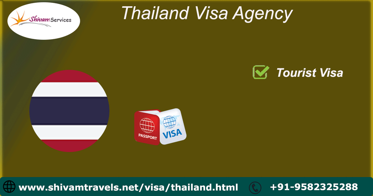 !! You want to know about Thailand tourist visa  price, documents and processing time details, visit us Shivam Services or call us: +91-9582325288.
#Thailandtouristvisa #ThailandVisaAgents #ThailandVisaprice