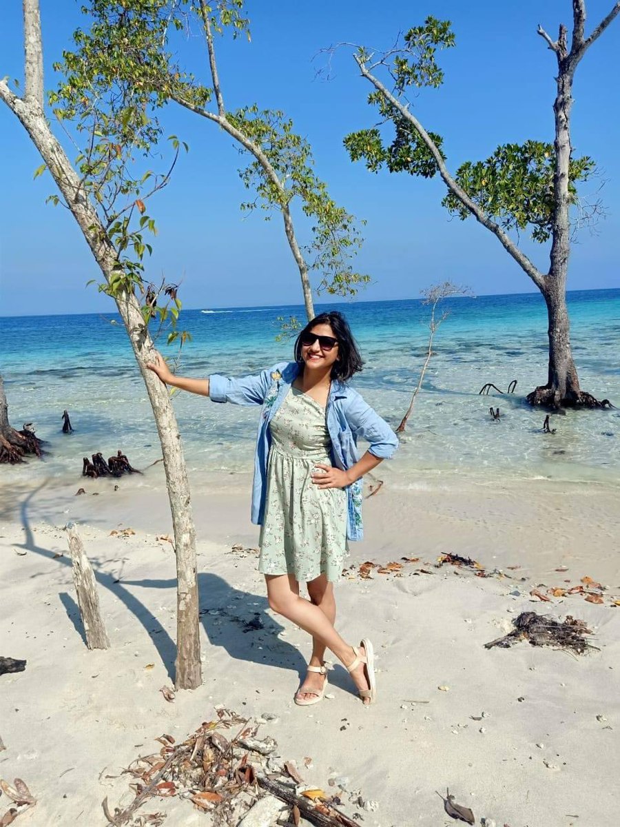 himani0312's tweet photo. I have travelled both Thailand and Maldives but was amazed with the beauty and vividness of the #AndamanNicobar islands. There’s not just beautiful beaches but also treks and history.  Would highly recommend people to #ExploreIndianIslands 
❤️ India https://t.co/mRwFOsfUYw