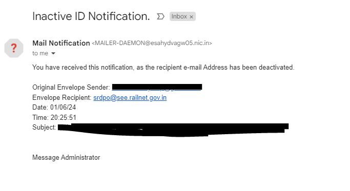 aay_see's tweet photo. @ECRlyHJP The email address for below officials are incorrect on your official website. Please provide correct email for gm.ecr@railnet.gov.in  cpo.ecr@railnet.gov.in and srdpo@see.railnet.gov.in https://t.co/jZrr5HhePM