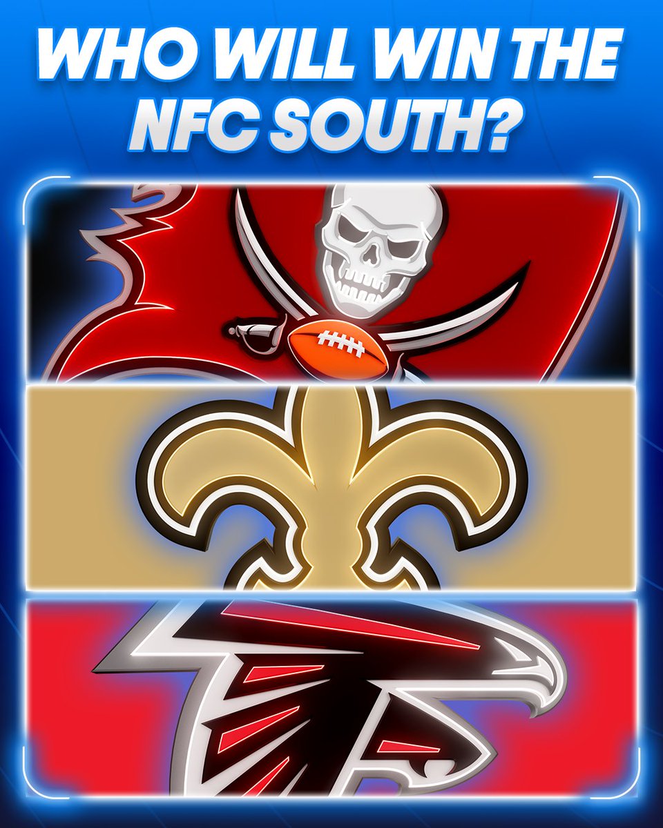 3 teams remain vying for the NFC South crown. Who will come out on top?, image size:960x1200
