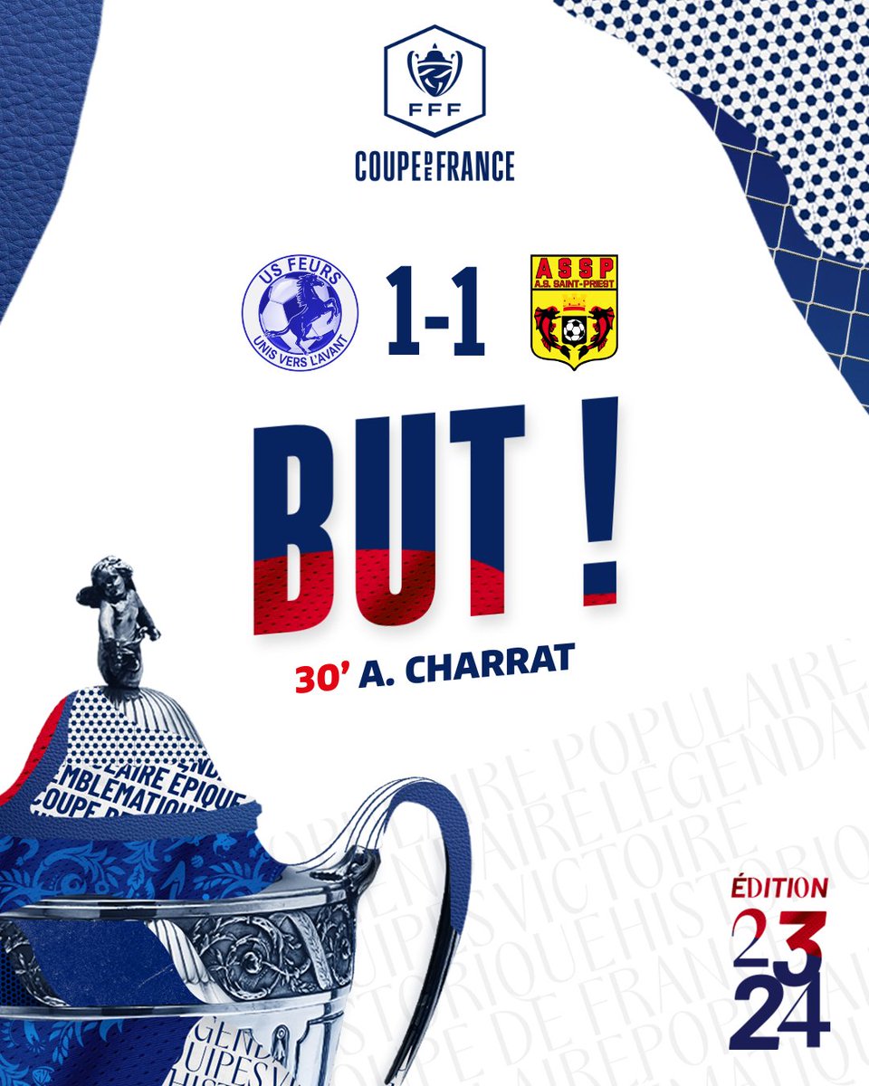 QUOI ?? FEURS égalise d'une superbe reprise de volée 😱

#USFASSP | #CoupeDeFrance
