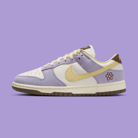 thesolesupplier's tweet photo. Official images of the upcoming Nike Dunk Low “Lilac Bloom” 💜 https://t.co/Fv3YzwPhqe