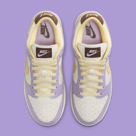 thesolesupplier's tweet photo. Official images of the upcoming Nike Dunk Low “Lilac Bloom” 💜 https://t.co/Fv3YzwPhqe