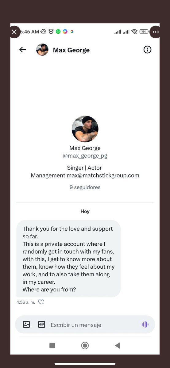 MaxGeorge's tweet photo. FAKE ACCOUNT 🙄🙄 https://t.co/R0mHjR8rUB