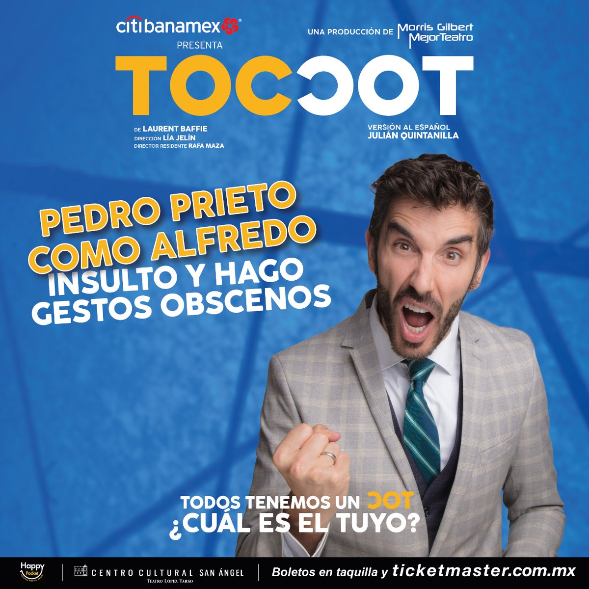 ¡Aritmomanía, síndrome de Tourette, palilalia, ultra verificación, misofobia y solo nos falta tu manía, así que súmate hoy a nuestra terapia y trata tus trastornos en @toctocobra! ➗ @armandohoficial 🙇‍♀️ #LolaCortés 🤬 @PedroPrietoTv 🎟️ bit.ly/BoletosTocToc