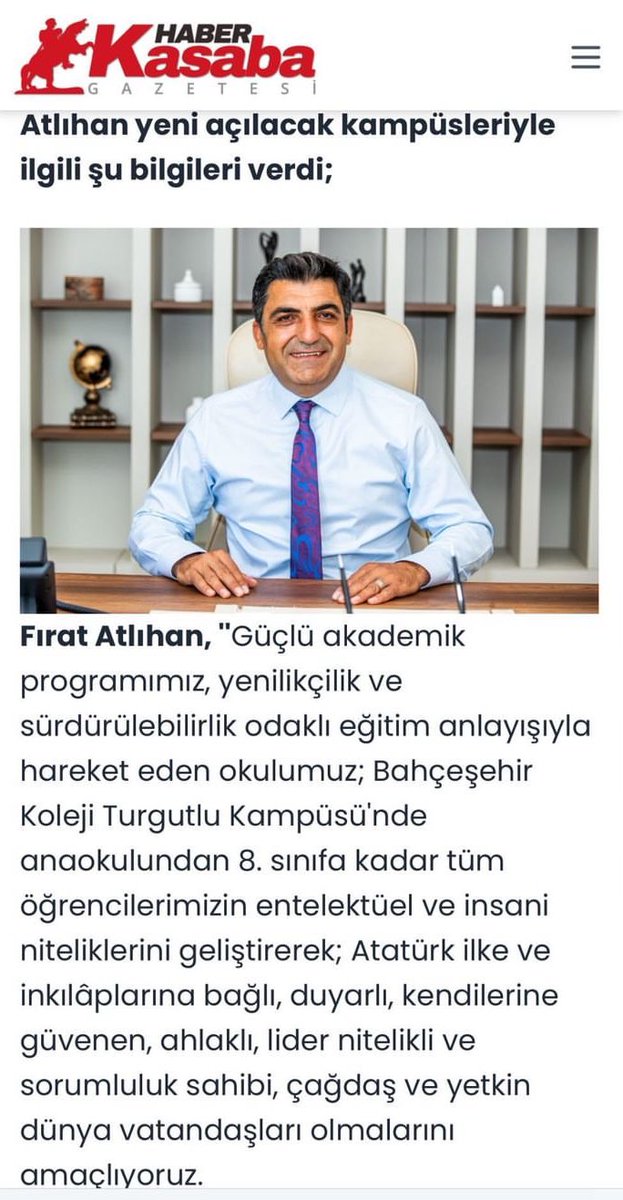 bahcesehir_van's tweet photo. Avrupa’nın En Büyük Eğitim Kurumu Eğitimin Öncüsü Bahçeşehir Koleji Turgutlu’da Açılıyor🏫

📰https://t.co/2TPt5VapDd…

📌Şimdi Başvur 👉https://t.co/314Hb4Kbci

#SıraSende

@dagozlem 
@fatlihann 
@AtlihanMumtaz
@Savas_BOYAR 
 #Bahçeşehirkoleji https://t.co/f8Akg60eGN