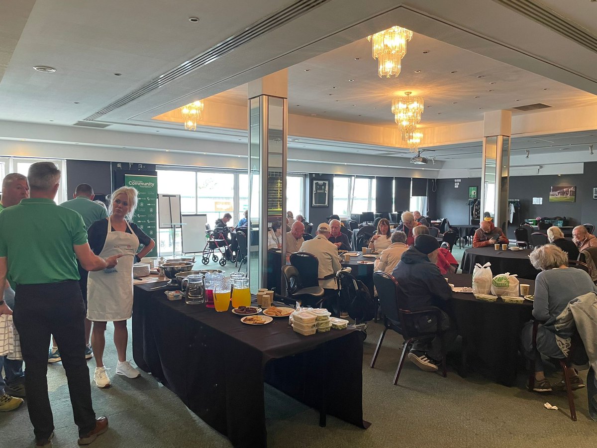 Our Wednesday Lunch Club is FREE and open to everyone!

🗓️ Wednesday
⏰ 12:30pm-2:30pm
📌 Community Hub, Easter Road Stadium

We'll see you later 💚